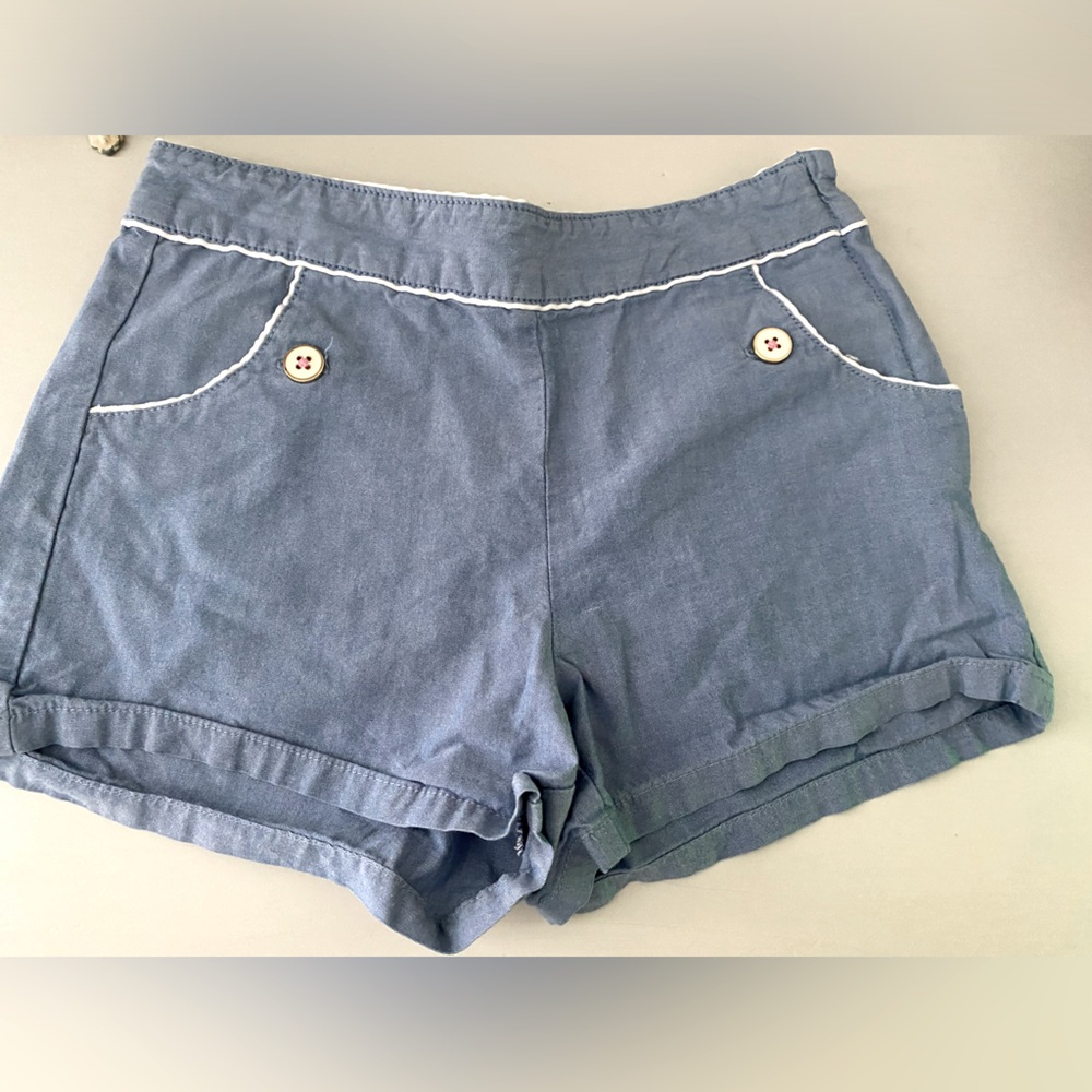 Janie and Jack Girls Denim Shorts Size 8